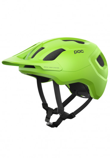 detail Cyklistická helma Poc Axion Fluorescent Yellow / Green Matt