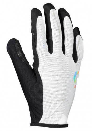 Cyklistické rukavice Scott Traction Tuned LF White/Black