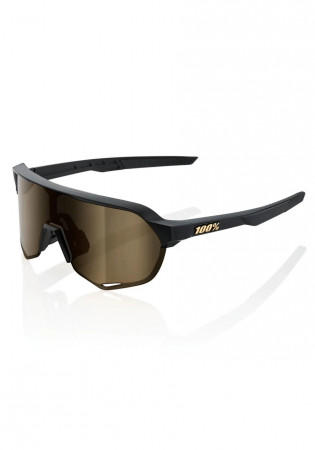 detail Sluneční brýle 100% S2 - Matte Black - Soft Gold Mirror Lens