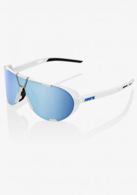 Sluneční brýle 100% WESTCRAFT - Soft Tact White - HiPER Blue Multilayer Mirror Lens