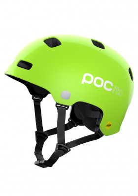 Dětská cyklistická helma POC POCito Crane MIPS Fluorescent Yellow/Green
