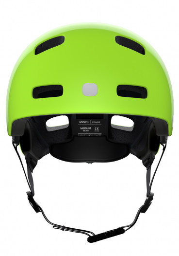 detail Dětská cyklistická helma POC POCito Crane MIPS Fluorescent Yellow/Green