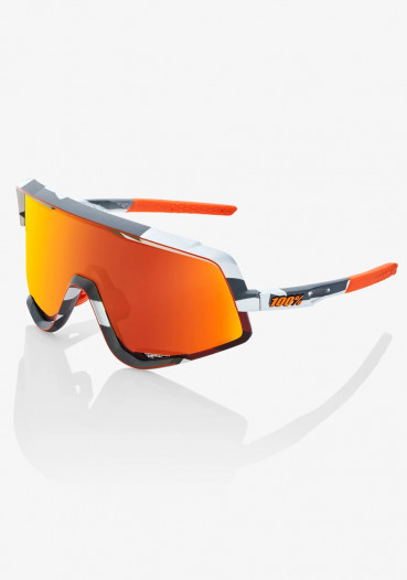 detail Sluneční brýle 100% Glendale Soft Tact Grey Camo-HiPER Red Multilayer Lens