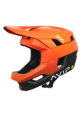 Cyklistická helma POC Otocon Race MIPS Fluorescent Orange AVIP/Uranium Black Matt MED