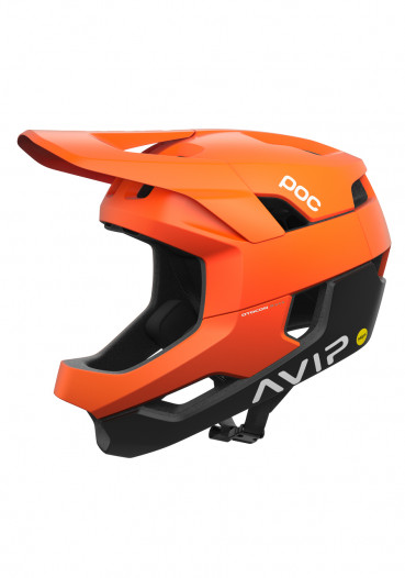 detail Cyklistická helma POC Otocon Race MIPS Fluorescent Orange AVIP/Uranium Black Matt MED