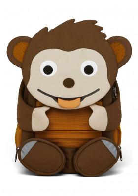 Dětský batoh Affenzahn Monkey Large Friend - brown