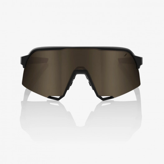 detail Sluneční brýle 100% S3 - Soft Tact Black - Soft Gold Mirror Lens