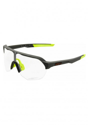 Sluneční brýle 100% S2 - Soft Tact Cool Grey - Photochromic Lens