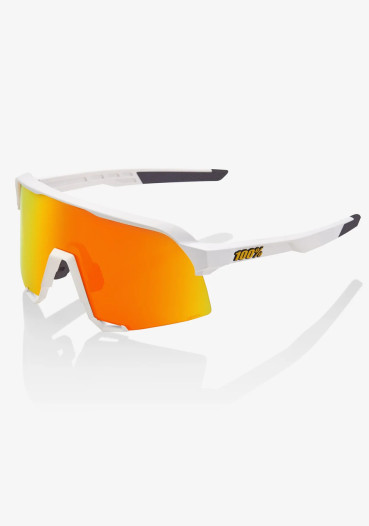 detail Sluneční brýle 100% S3 - Soft Tact White - HiPER Red Multilayer Mirror Lens