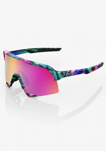 detail Sluneční brýle 100% S3 - Peter Sagan LE Soft Tact Tie Dye - Purple Multilayer Mirror Lens