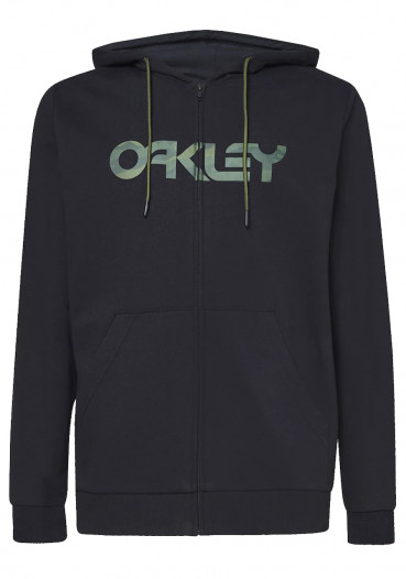 detail Pánská mikina Oakley Teddy Full Zip Hoddie Black/Core Camo