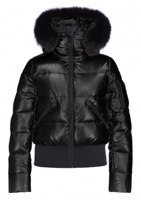 Dámská zimní bunda Goldbergh Bombardino Jacket Real Fur Black