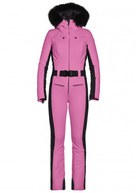Goldbergh Parry Jumpsuit Real Fur Pony Pink