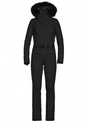 Goldbergh Parry Jumpsuit Real Fur Black