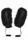 náhled Dámské rukavice Goldbergh Hando Mittens Real Raccoon Fur Black