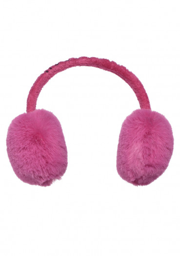 detail Dámské klapky na uši Goldbergh Fluffy Earwarmers Pony Pink