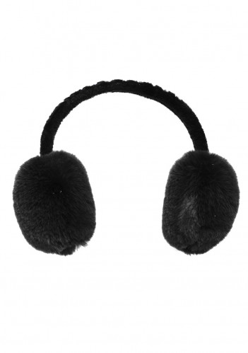 Dámské klapky na uši Goldbergh Fluffy Earwarmers Black