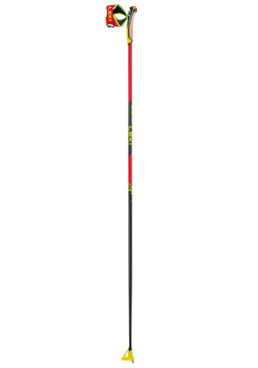 detail Běžecké hole Leki PRC 750, bright red-neonyellow-black