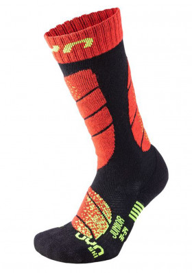 UYN Ski Junior socks Black/Red