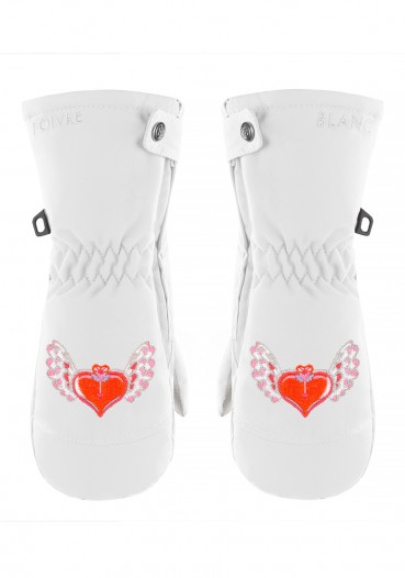 detail Dětské rukavice Poivre Blanc W22-1073-BBGL Ski mittens White