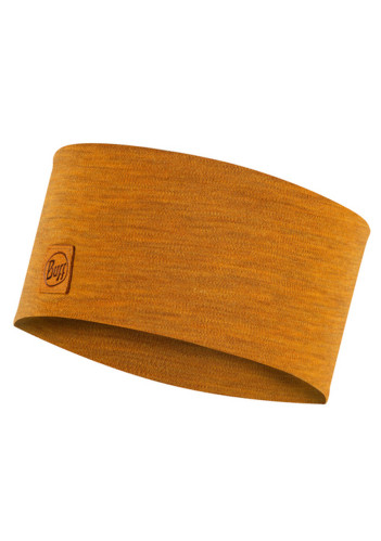 Čelenka Buff 129441.118.10 Merino Wide Headband Solid Mustard