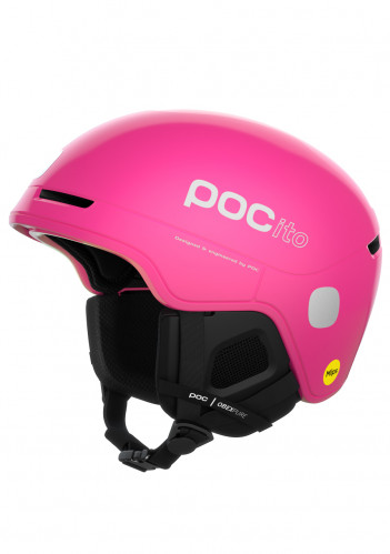 Dětská lyžařská helma POC POCito Obex MIPS Fluo Pink