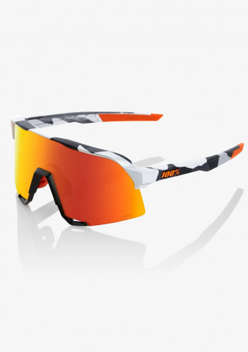 Sluneční brýle 100% S3-Soft Tact Grey Camo-HiPER Red Multilayer Mirror Lens