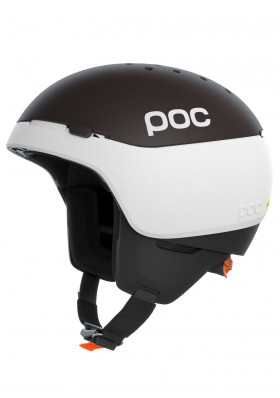 Lyžařská helma POC Meninx RS MIPS Hydrogen White/Axinite Brown Matt
