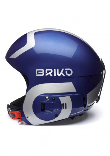 detail Helma Briko Vulcano Fis 6.8 Junior - Shiny Metallic Blue-Silver