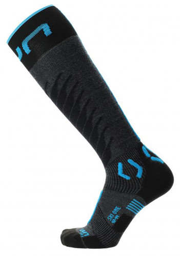 Uyn Man Ski One Merino Socks Anthracite/Turquoise G439