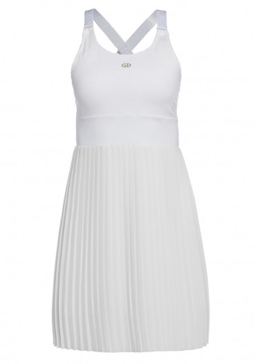 detail Dámské šaty Goldbergh Cheer Dress With Inner Short white