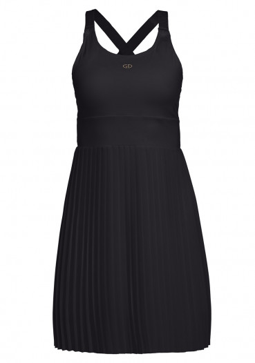 detail Dámské šaty Goldbergh Cheer Dress With Inner Short black