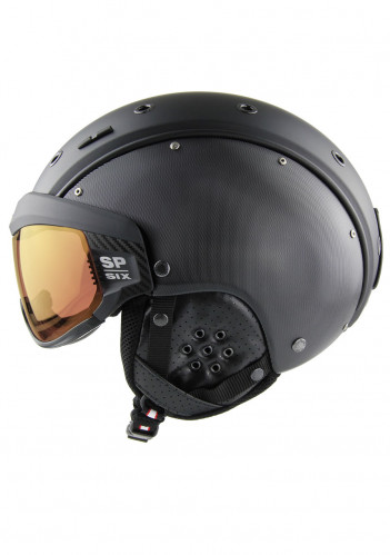 Lyžařská helma Casco SP-6 Visor Black Struckture