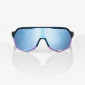 náhled Sluneční brýle 100% S2 Black Holographic Hiper Blue Multilayer Mirror Lens