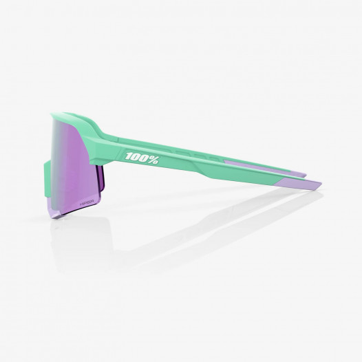 detail Sluneční brýle 100% S3 - Soft Tact Mint - Hiper Lavender Mirror Lens
