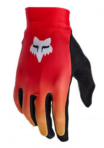 Pánské cyklistické rukavice Fox Flexair Race Glove Fluorescent Red