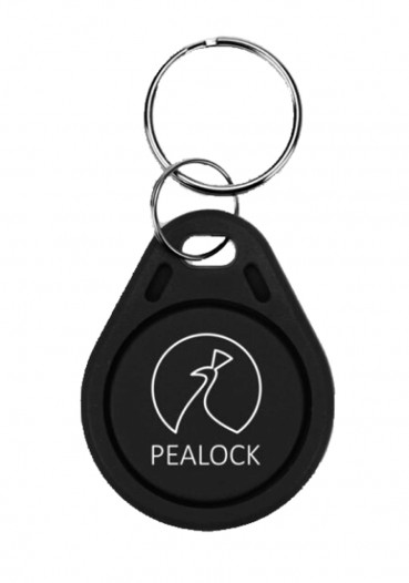 detail NFC klíčenka k zámku Pealock