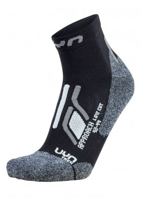 UYN Man Trekking Approach Low Cut Socks Black/Grey