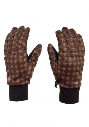 Dámské rukavice Goldbergh Polaris Glove Dark Brown