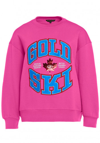 Dámská mikina Goldbergh Rink Crew Neck Sweater Passion Pink