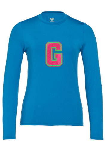 Dámské tričko Goldbergh Super G Long Sleeve Tee Electric Blue