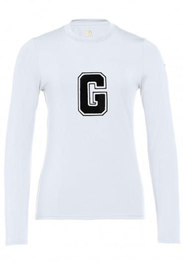 detail Dámské tričko Goldbergh Super G Long Sleeve Tee White