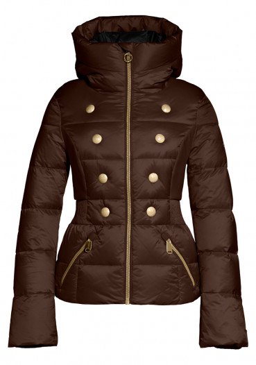 detail Dámská bunda Goldbergh Bouton Ski Jacket dark brown