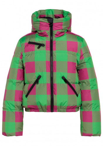 Dámská bunda Goldbergh Cabin Ski Jacket green/pink