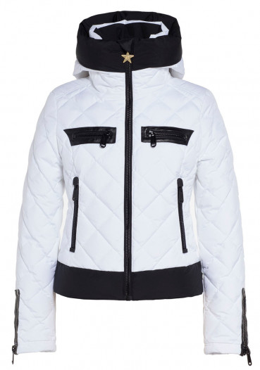 detail Dámská bunda Goldbergh Cecile Ski Jacket white