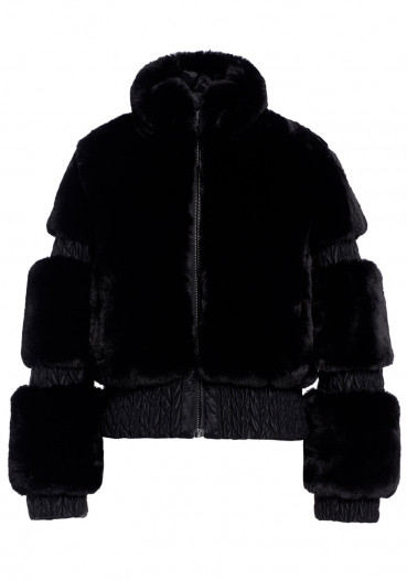 detail Dámská bunda Goldbergh Furry Ski Jacket black