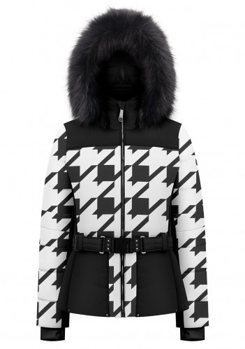 Dámská bunda Poivre Blanc W23-1003-WO/C Ski Jacket Check Black