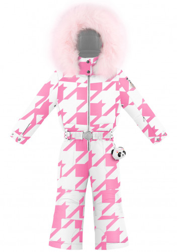 Dětský overal Poivre Blanc W23-1030-BBGL/C Ski Overall Check Lolly Pink