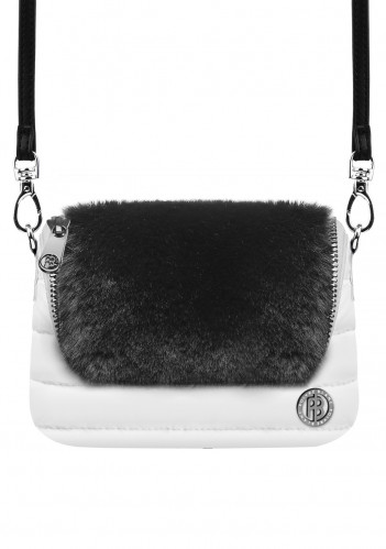 Dámská kabelka Poivre Blanc 9096-WO/F Belt Bag Bubbly Black White
