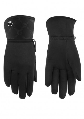 Dámské rukavice Poivre Blanc  W23-1775-WO/E Stretch Fleece Gloves Embo Black